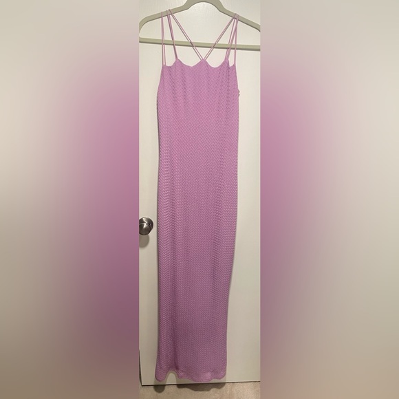 Camila Coelho Angie Maxi Dress in Soft Lavender - Picture 2 of 4